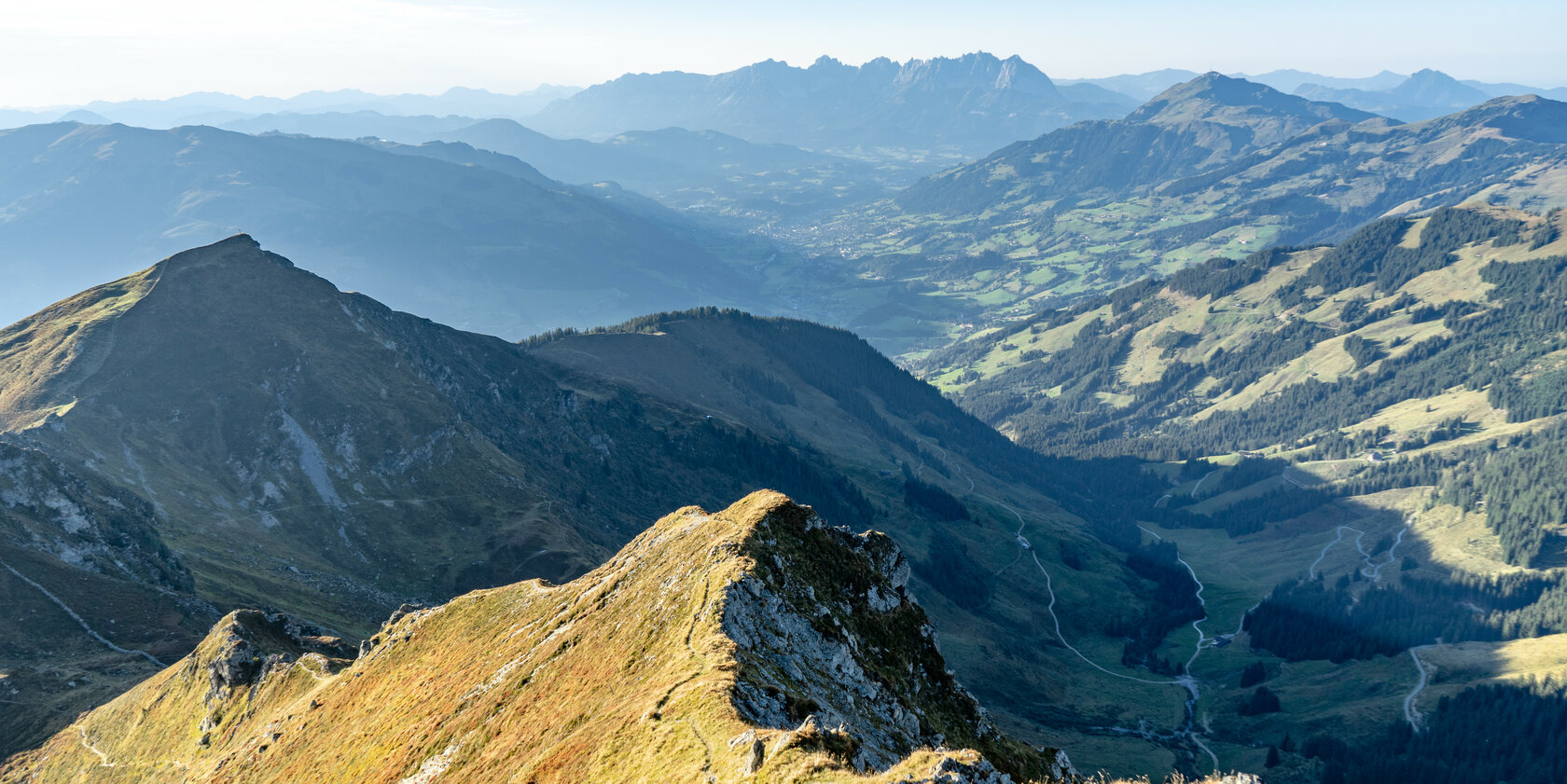 Wandern in den Südbergen in Kitzbühel