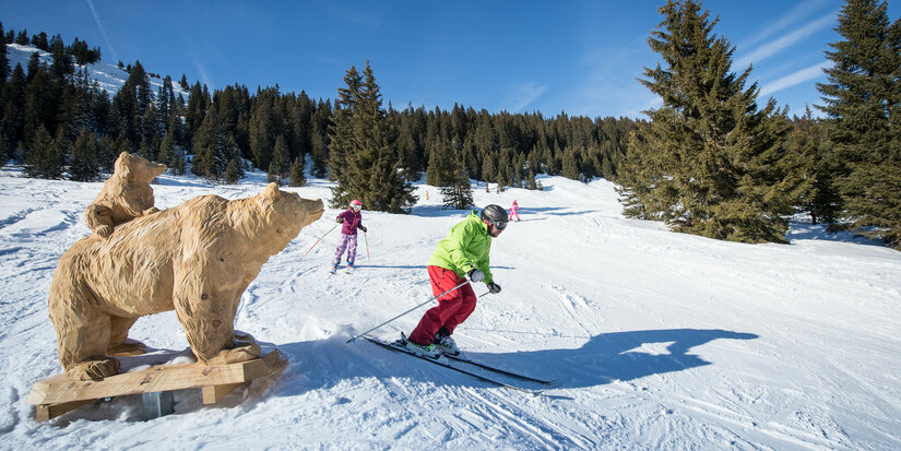 Skifahren lernen im Bärenland