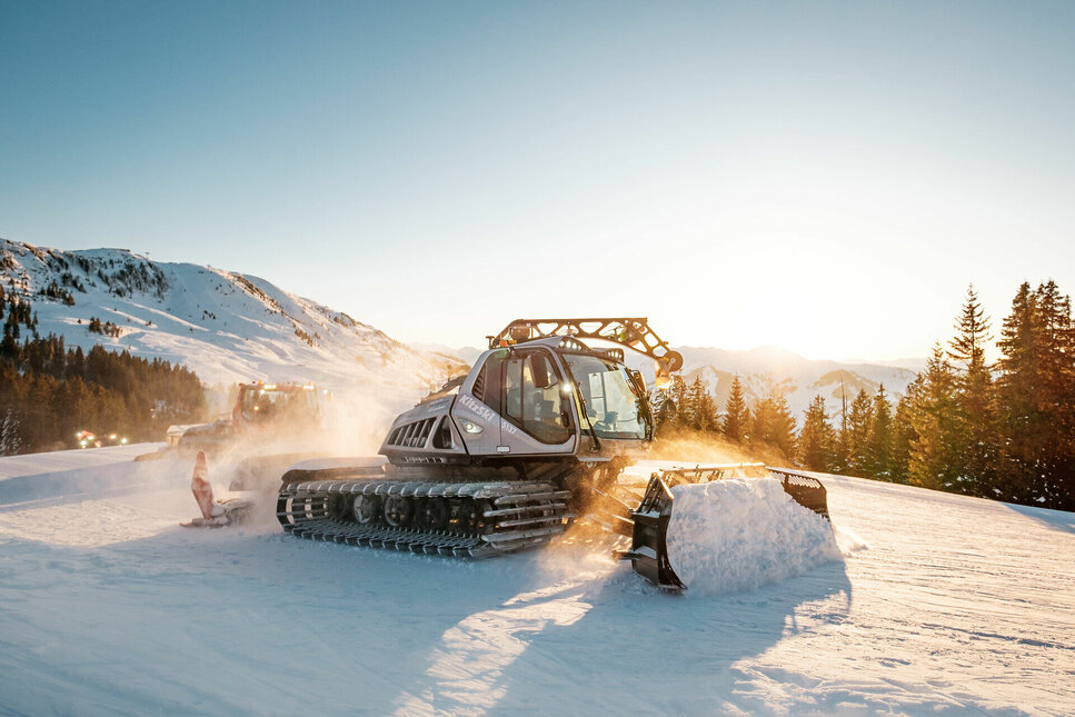 Pistenraupe in Kitzbühel