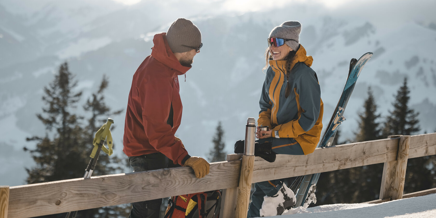 Skitourengeher in Kitzbühel