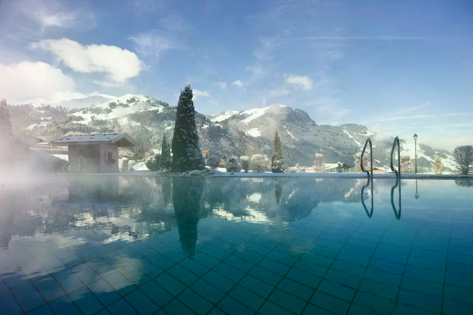 Außenpool SPA Harmonie Oase Hotel Bichlhof