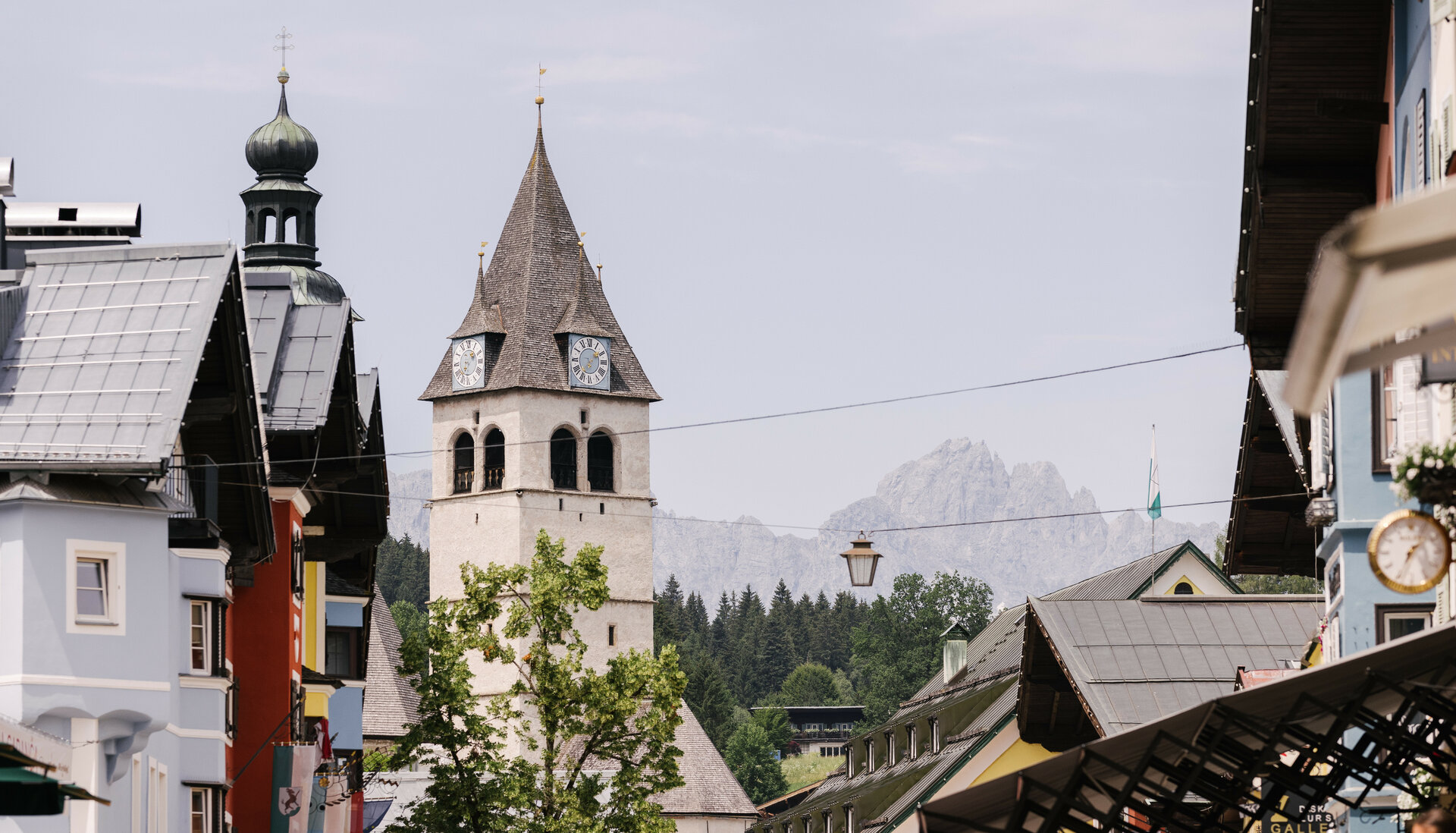 Stadtbild von Kitzbühel - Innenstadt