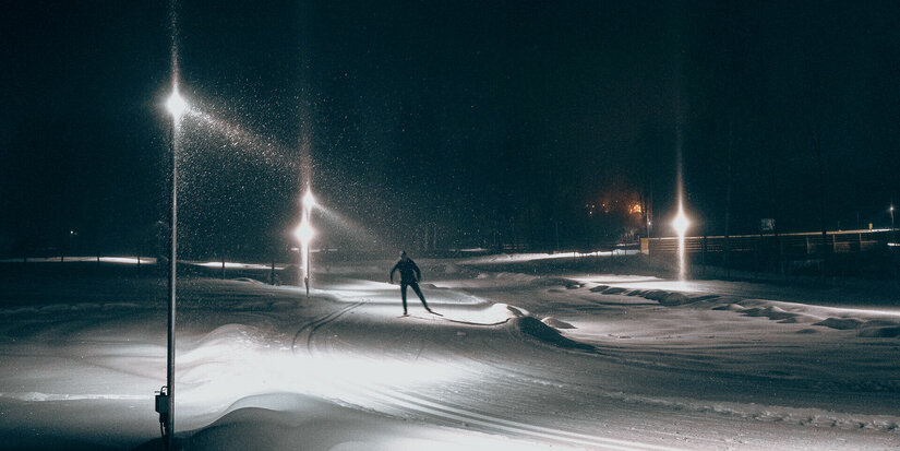 Nachtloipe beim Golfclub Kitzbühel