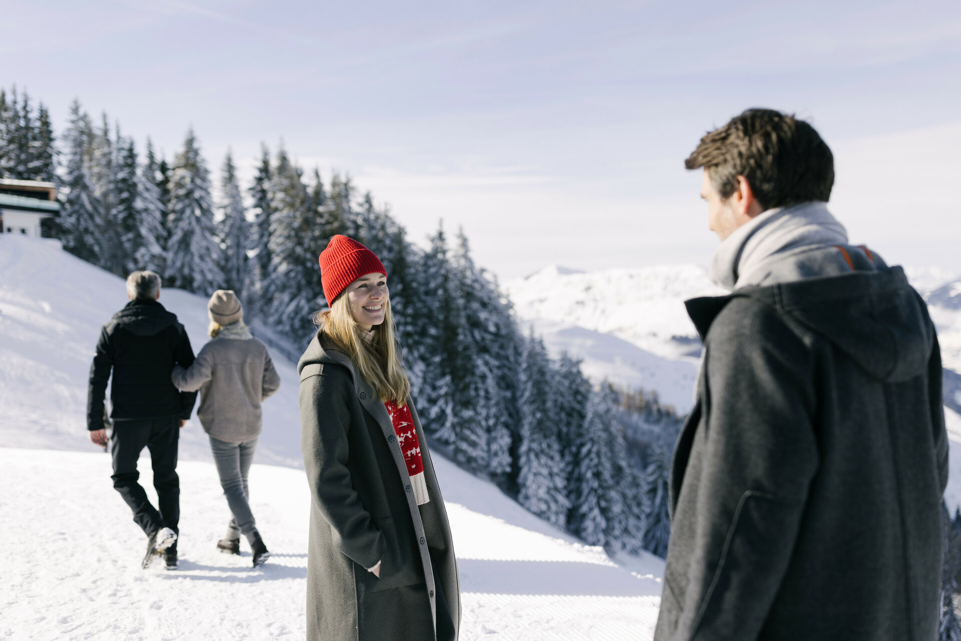 Winterwandern ohne Schneeschuhe in Kitzbühel