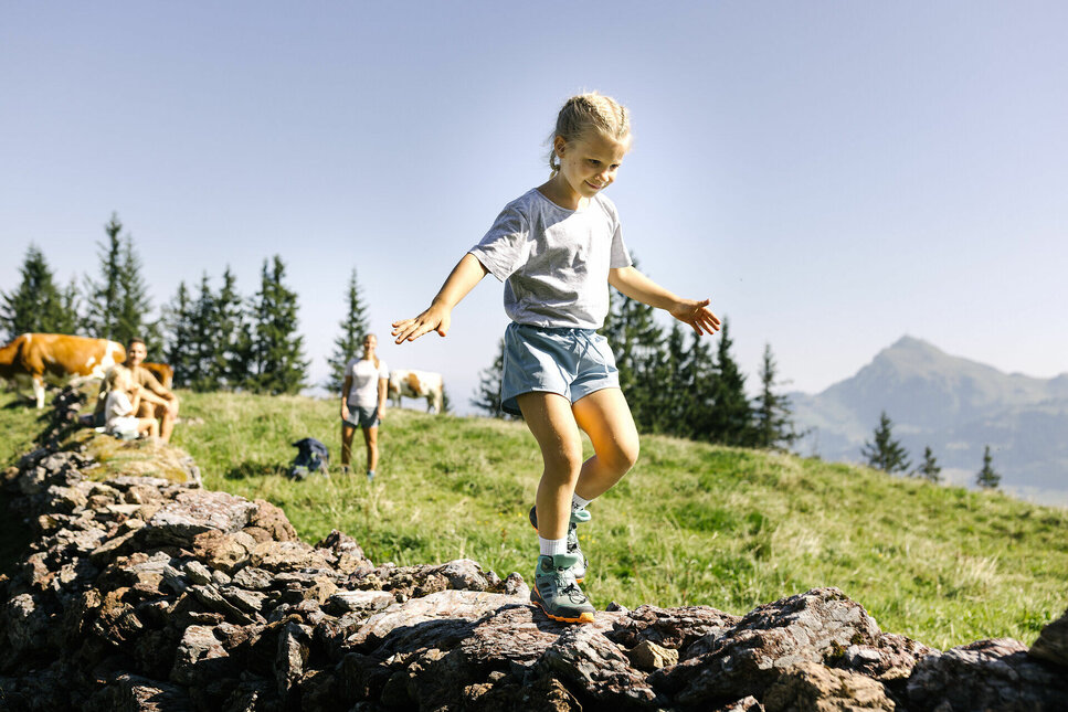 Wandern mit der Familie in Kitzbühel