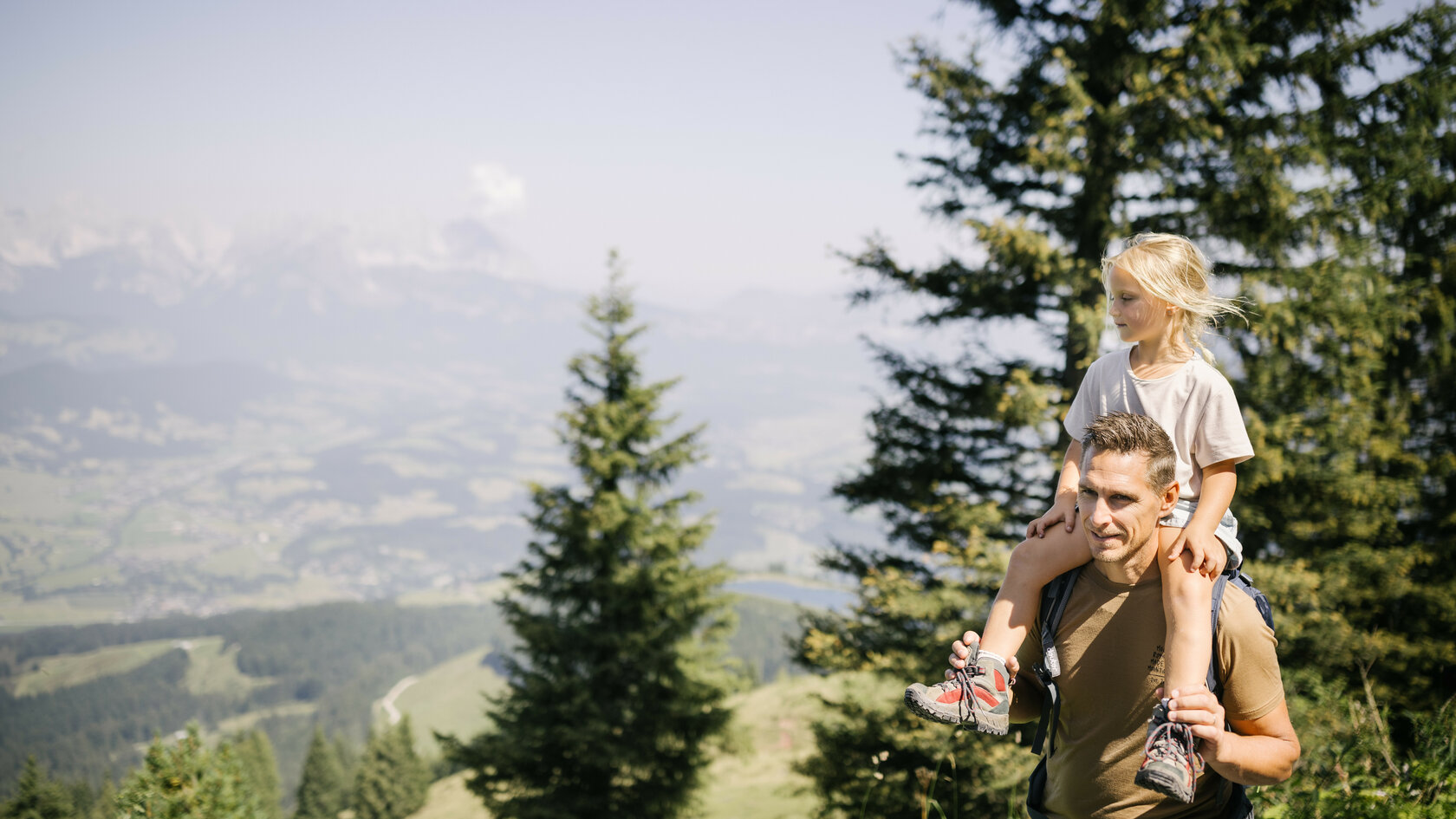 Familienurlaub in Kitzbühel - Traumhafte Aussicht auf den Wilden Kaiser