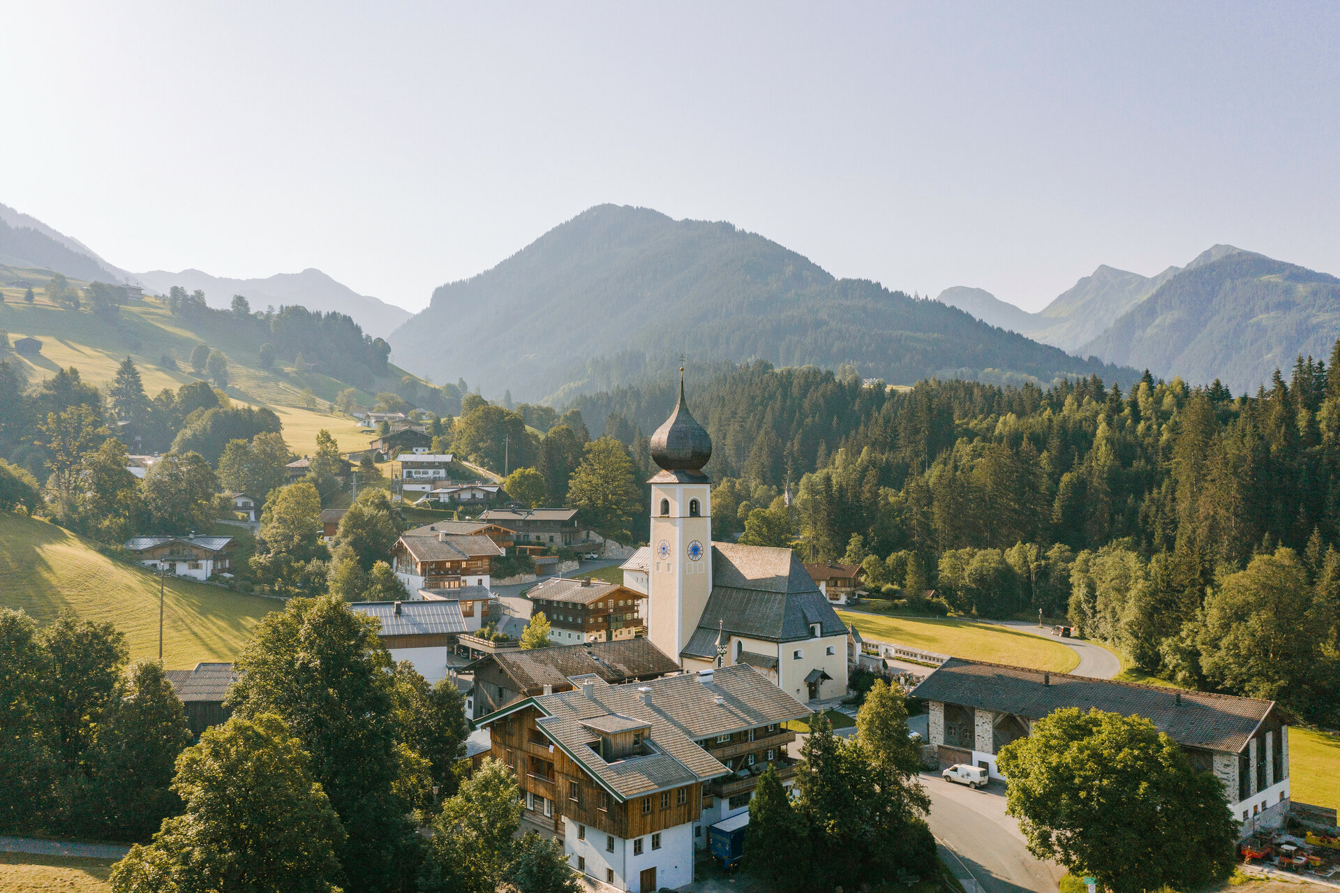 Aurach bei Kitzbühel im Sommer