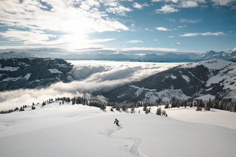 Tiefschnee - Freeriden in Kitzbühel
