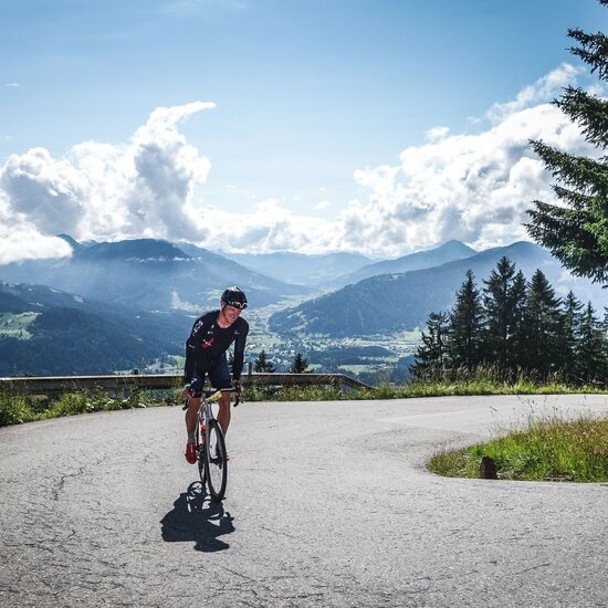 Radfahrer beim Kitzbüheler Radmarathon