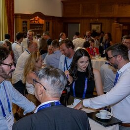 Austausch zwischen SeminarteilnehmerInnen - Business Angel Summit