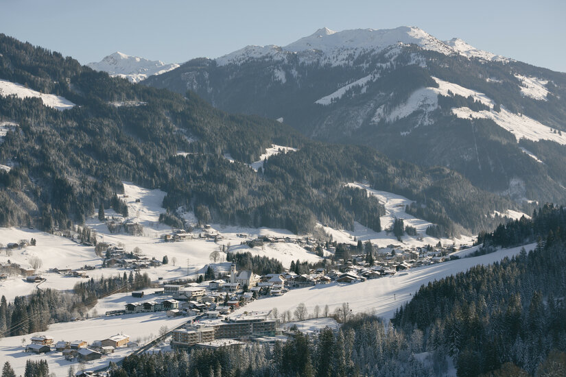 Ortsansicht Jochberg Winter