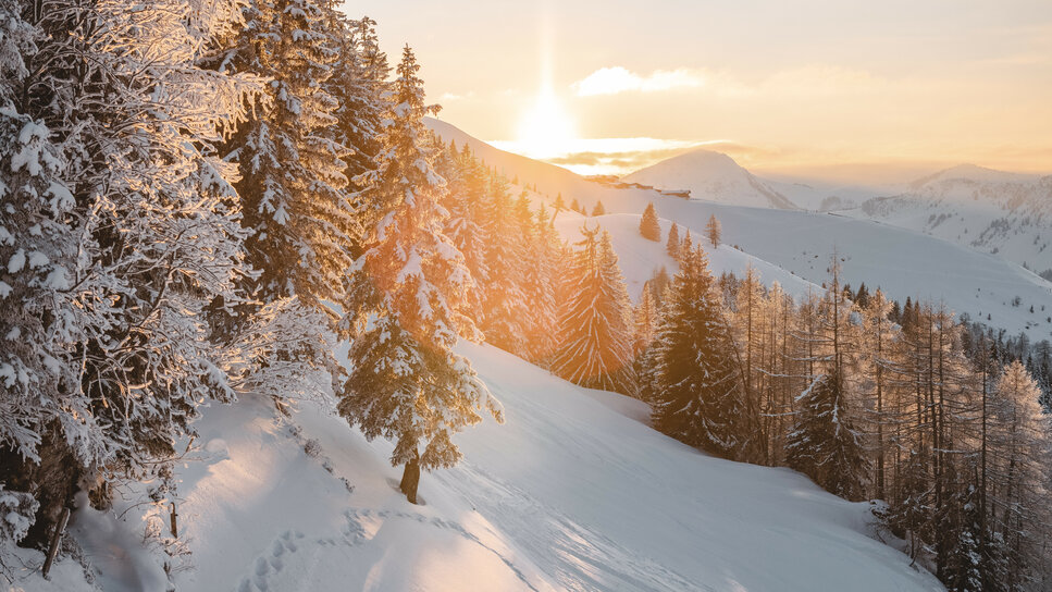 Winterlanfschaft in Kitzbühel