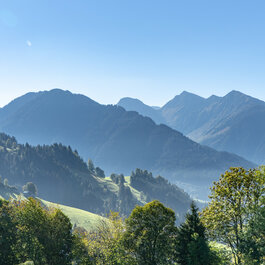 Ein weißer Flurbereich mit einer offenen Garderobe, Kissen und einem kleinen schwarzen Schild
