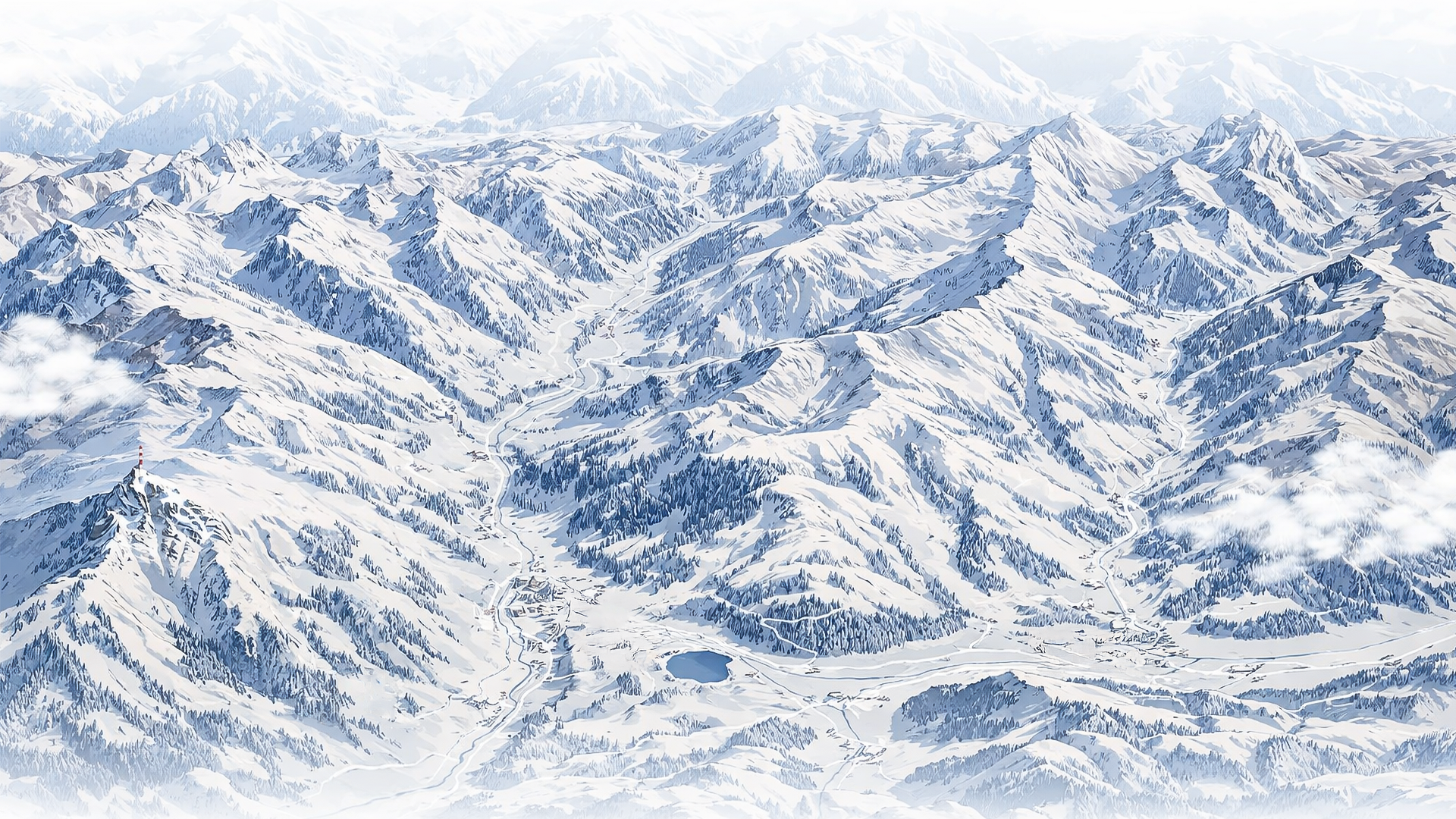 Winterkarte Kitzbühel und Umgebung