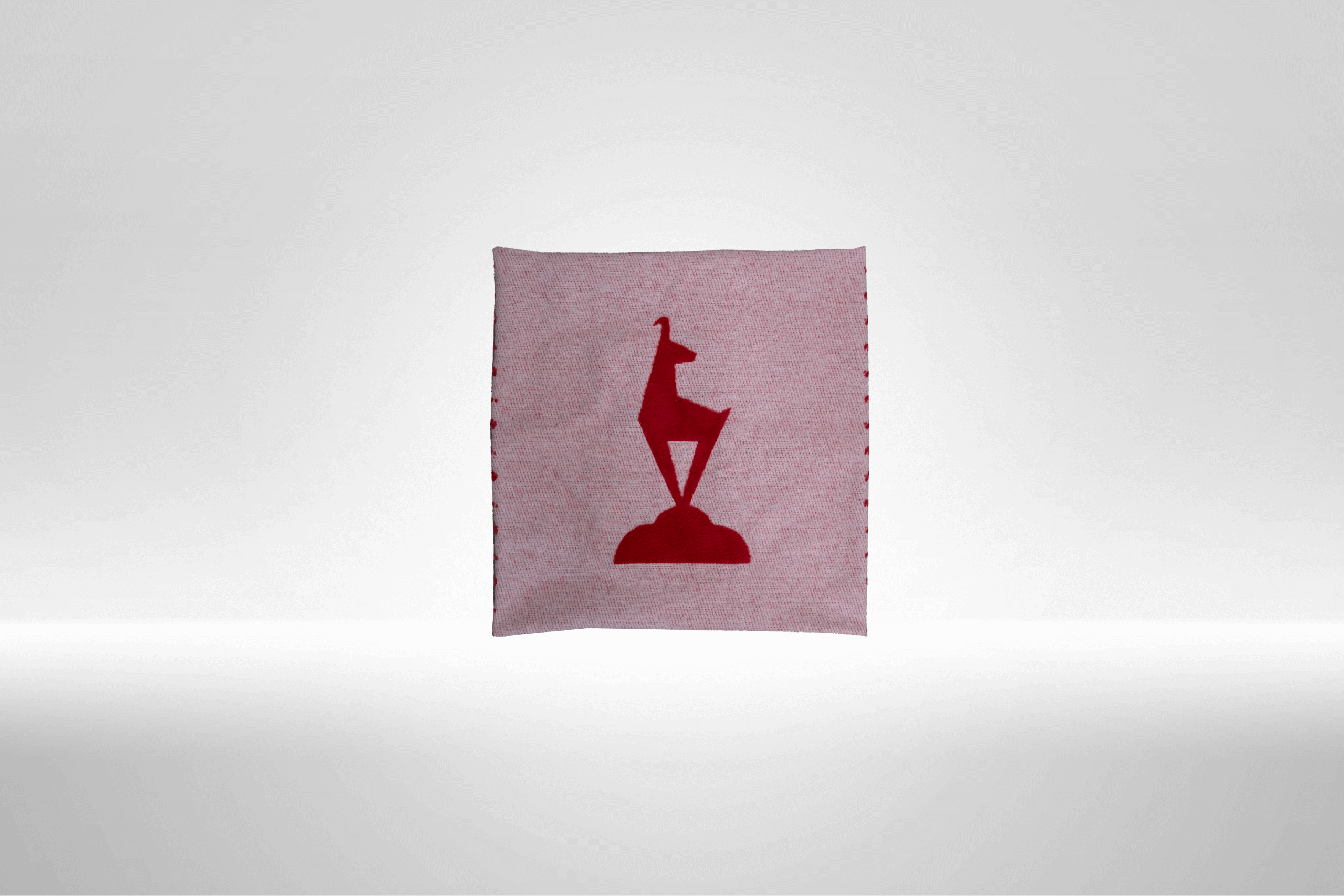 Kitzshop Kissenhülle Gams rot