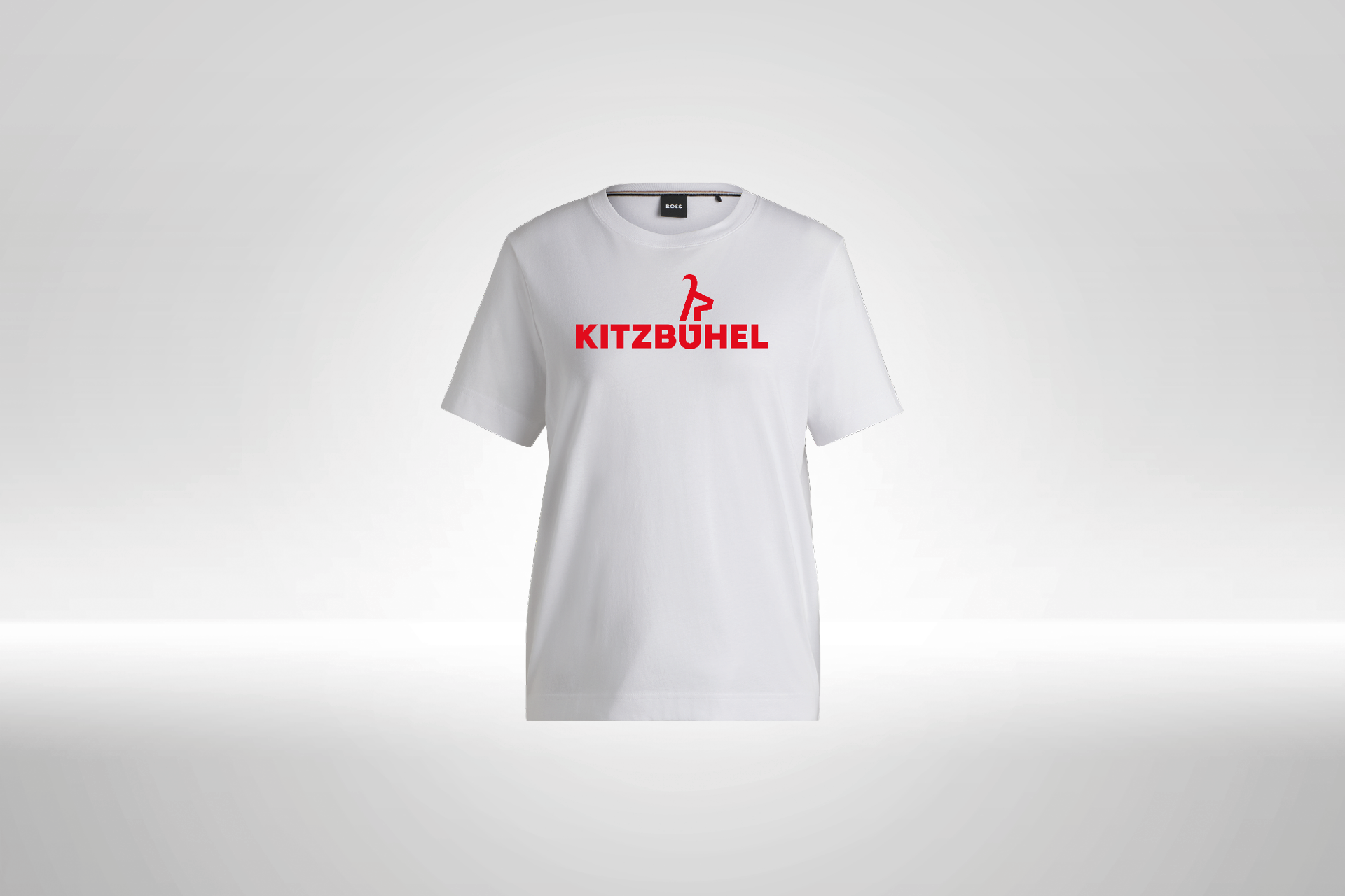 Kitzshop Boss T-Shirt Damen weiß