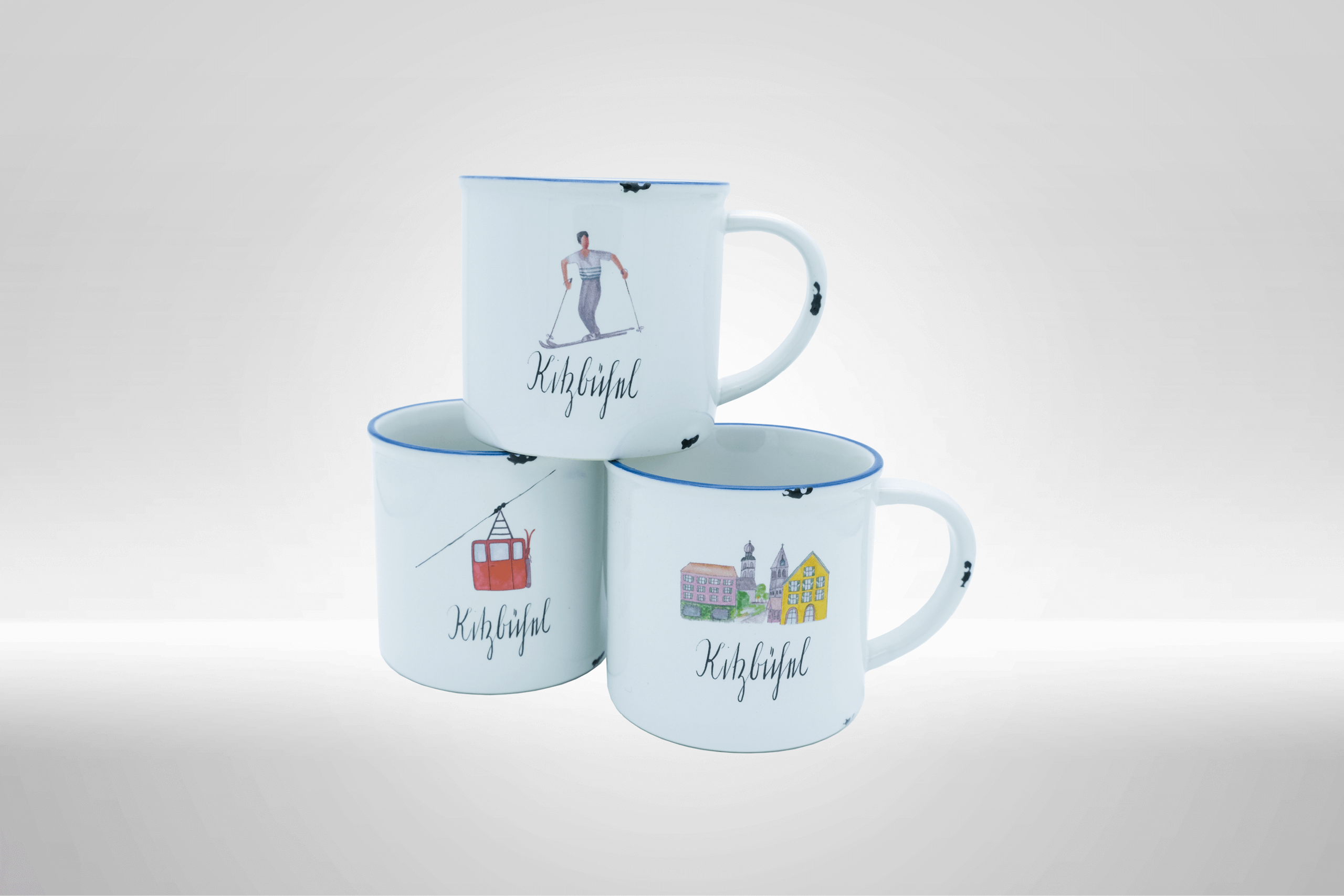 Handbemalte Kitzbüheler Tasse